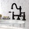Kingston Brass KS3915AL Restoration Bathroom Bridge Faucet, Oil Rubbed Bronze KS3915AL - alternate 3